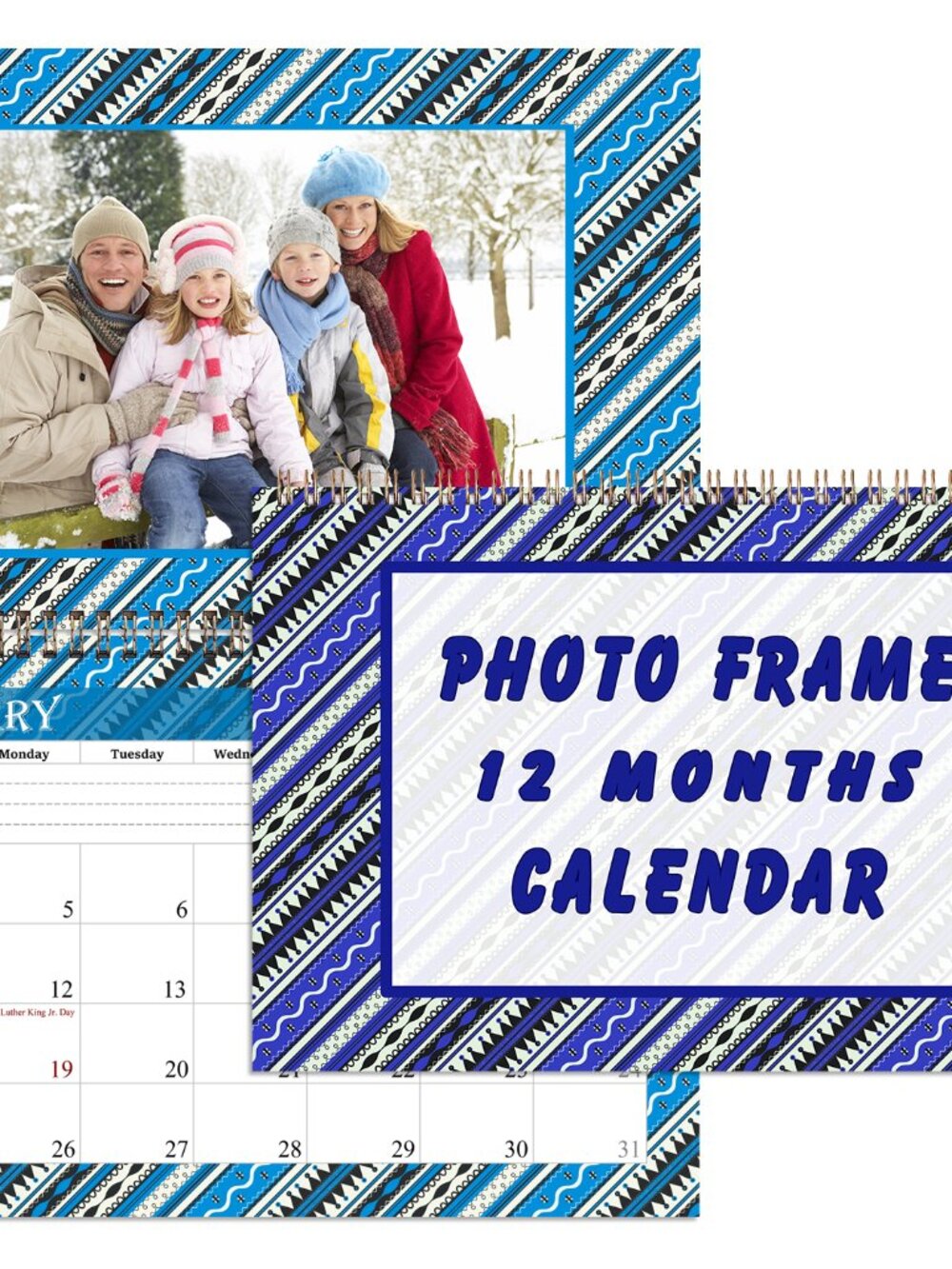 Personalized Custom 2027 Personalized Custom - 12 Months Calendar 8.5x11In. 017